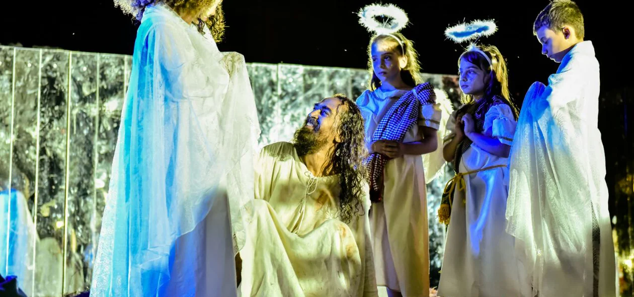 Jesus com os anjos