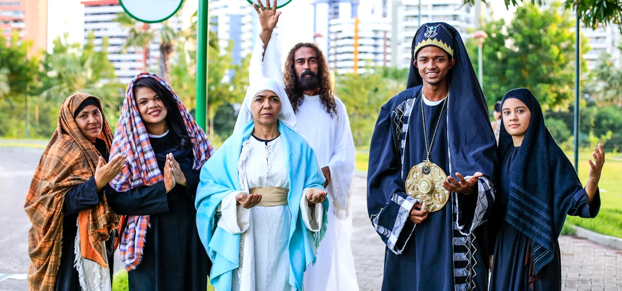 Atores que inscenaram a paixão de cristo