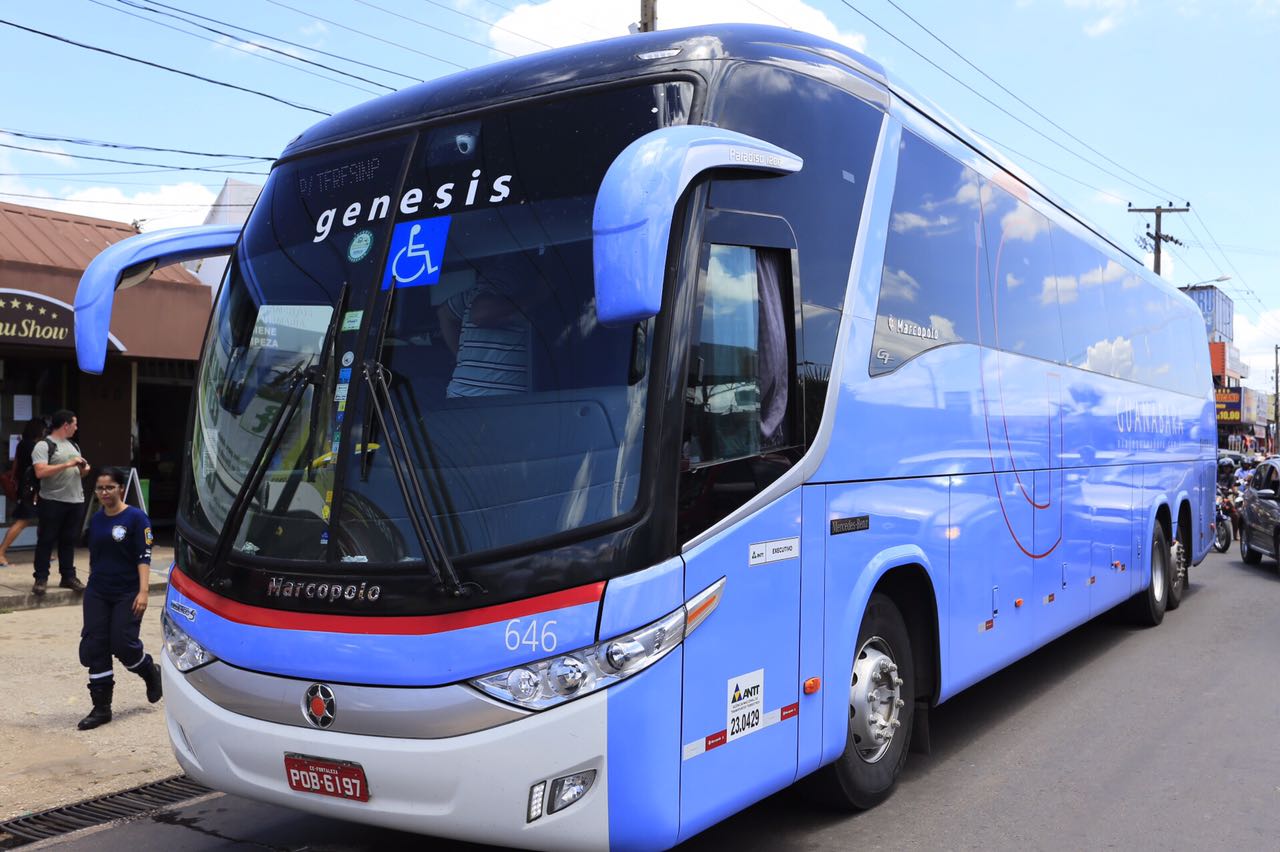 Ônibus da empresa Guanabara