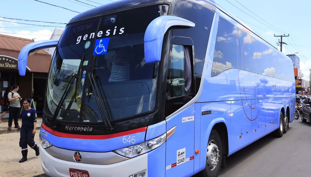 Ônibus da empresa Guanabara