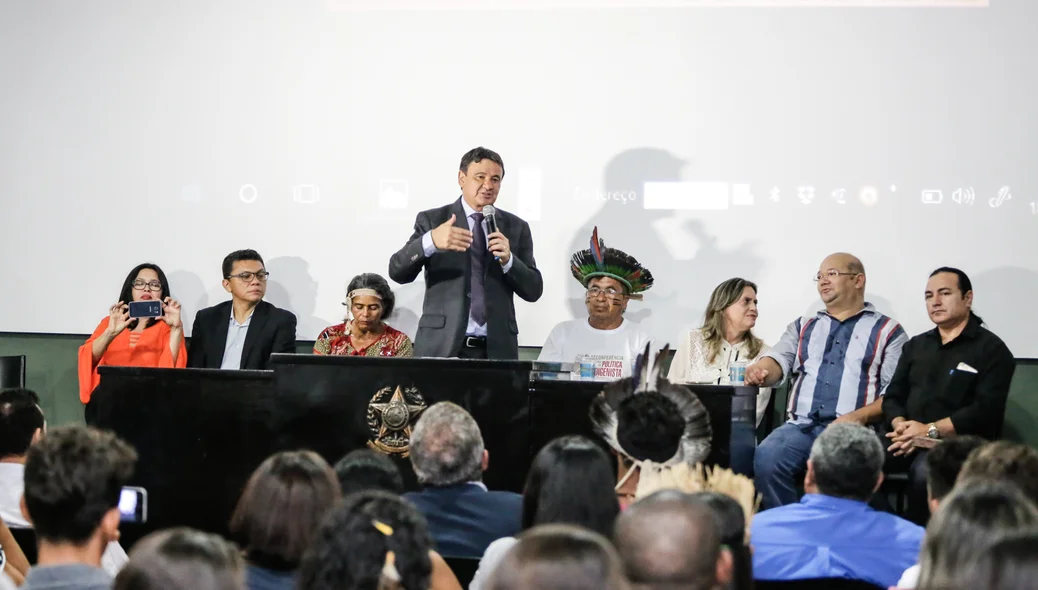 Wellington dias na Abertura da 15ª Semana dos Povos Indígenas