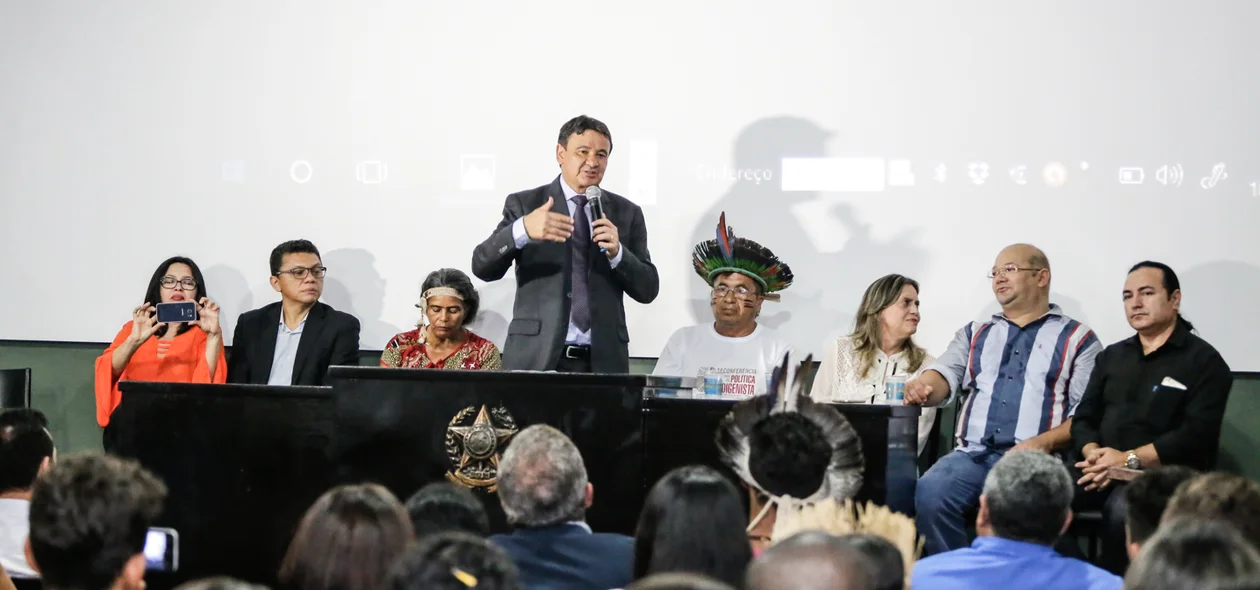 Wellington dias na Abertura da 15ª Semana dos Povos Indígenas