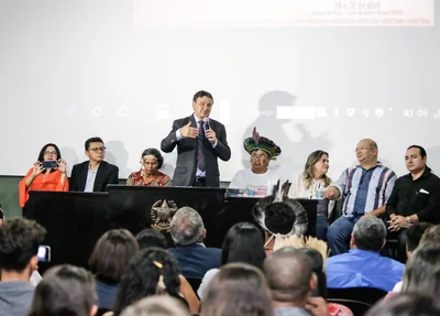 Wellington dias na Abertura da 15ª Semana dos Povos Indígenas