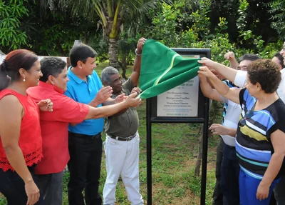 Inauguração de pavimentação