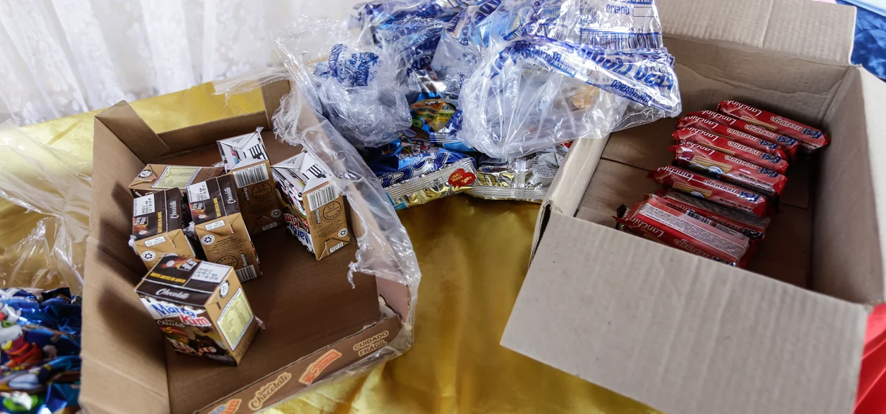Lanche para as crianças  