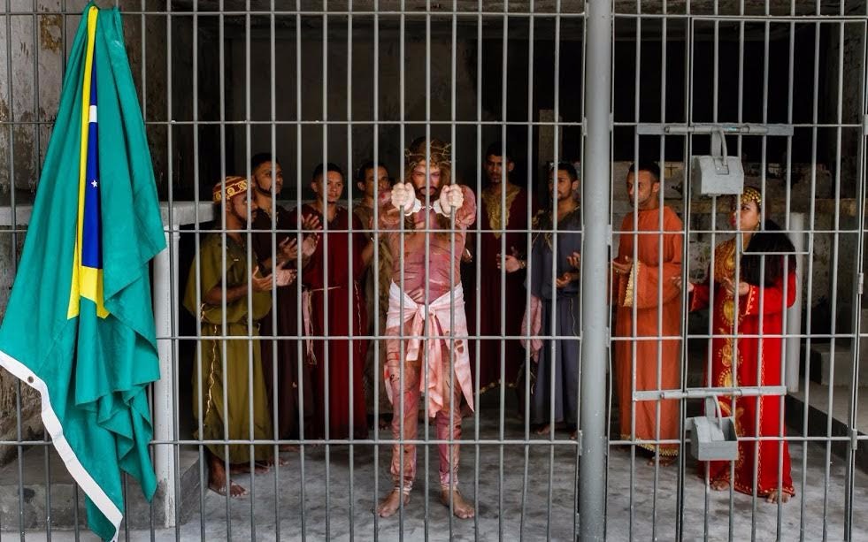 Detentos da penitenciário Irmão Guido