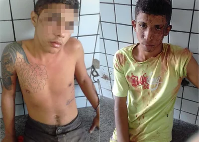 Dupla é espancada por população