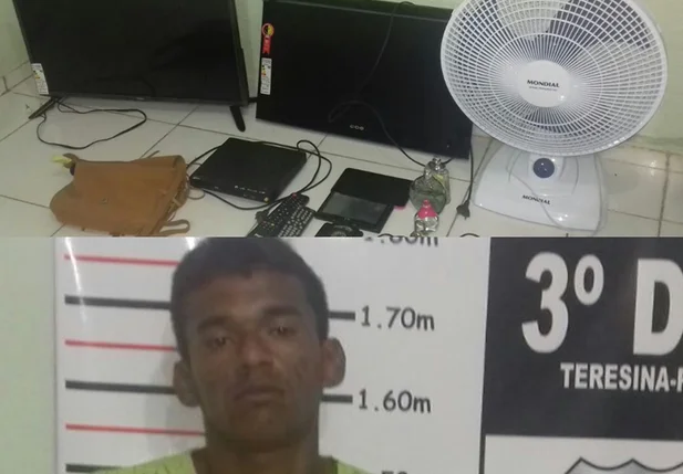 Sidnei foi preso em sua própria residência   