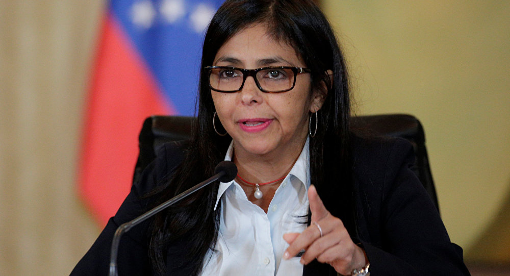 Ministra das Relações Exteriores, Delcy Rodríguez