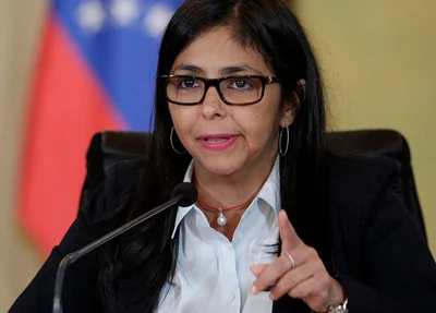 Ministra das Relações Exteriores, Delcy Rodríguez