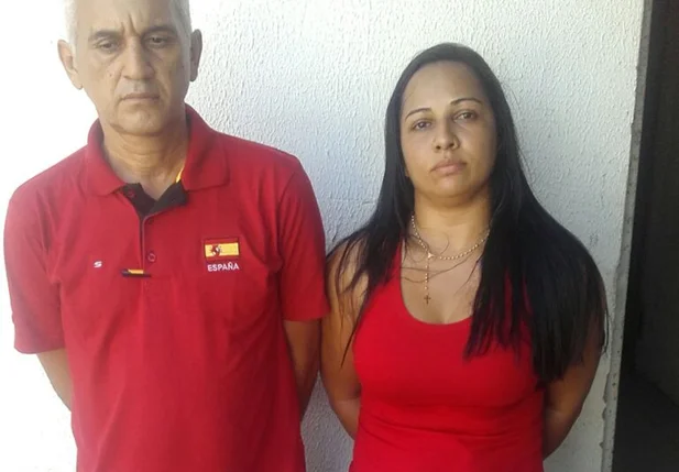 Casal preso