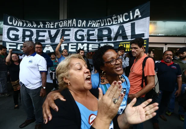 Greve Geral: protestos contra a reforma da Previdência no RJ