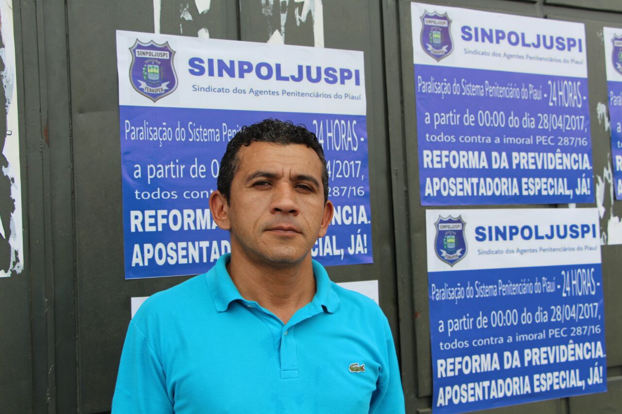 José Roberto, presidente do Sinpoljuspi