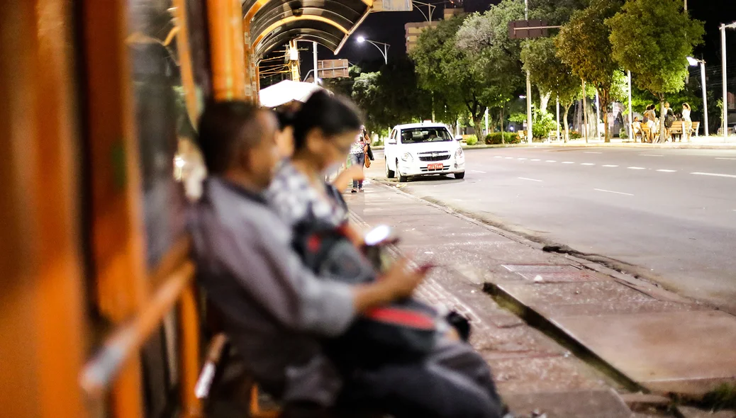 Taxista aproveita para ganhar um extra com a paralisação dos ônibus 