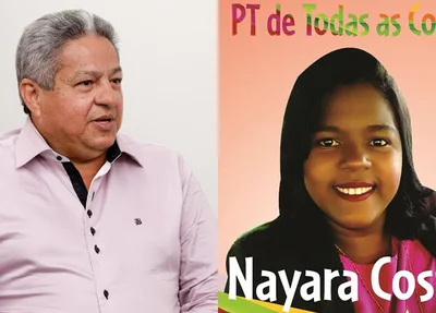 Gilberto Paixão e Nayara Costa