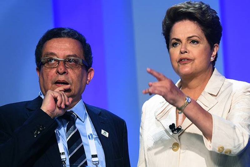 João Santana e Dilma Rousseff