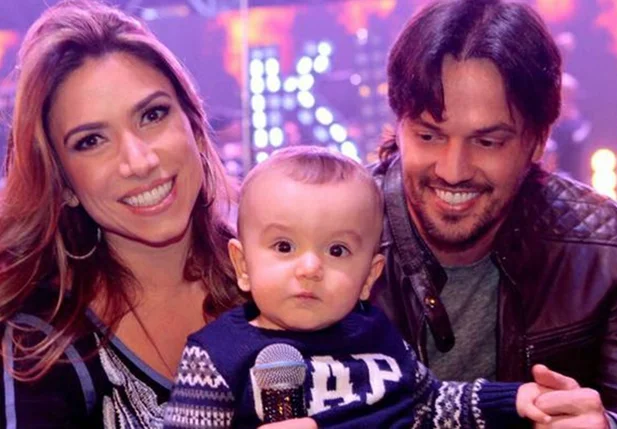 Patricia e Fábio junto com o filho Pedro