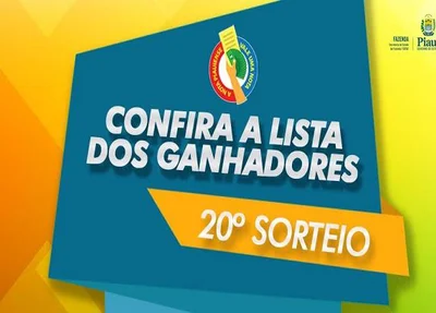 Sefaz divulga lista completa dos ganhadores do 20º sorteio da Nota Piauiense