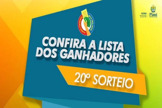 Sefaz divulga lista completa dos ganhadores do 20º sorteio da Nota Piauiense