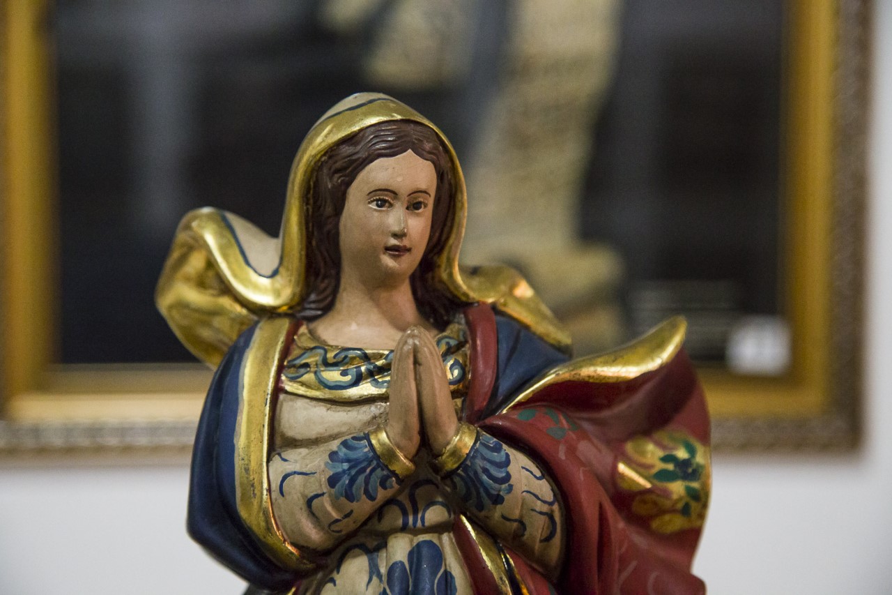 Durante todo este mês de maio, o museu fará uma exposição sobre Nossa Senhora