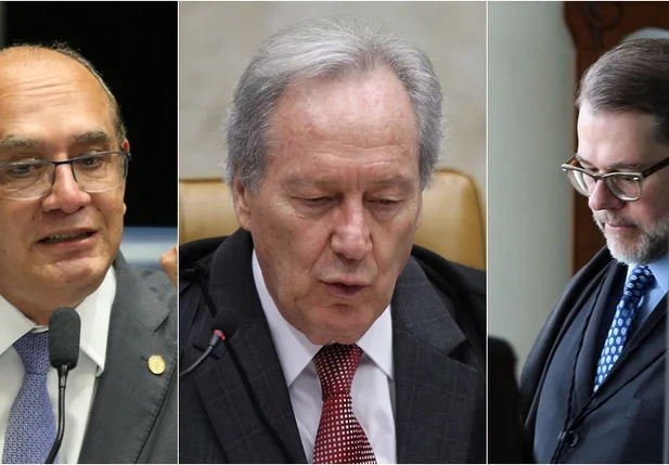 Gilmar Mendes, Ricardo Lewandowski e Dias Toffoli 