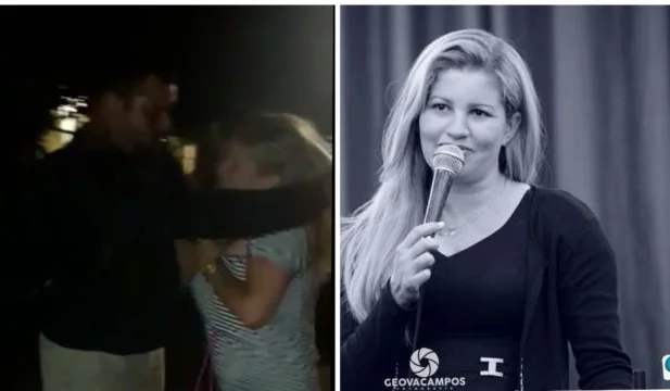 Pastora Albeani Santos é flagrada pelo marido em motel