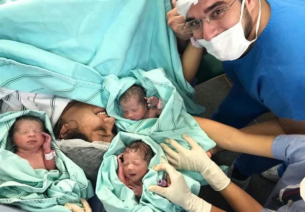 Jamile, Erickson e as filhas