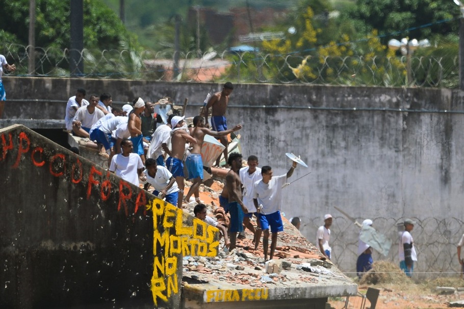 Pavilhões de Alcaçuz foram destruídos e 26 presos foram mortos durante rebeliões ocorridas em janeiro 