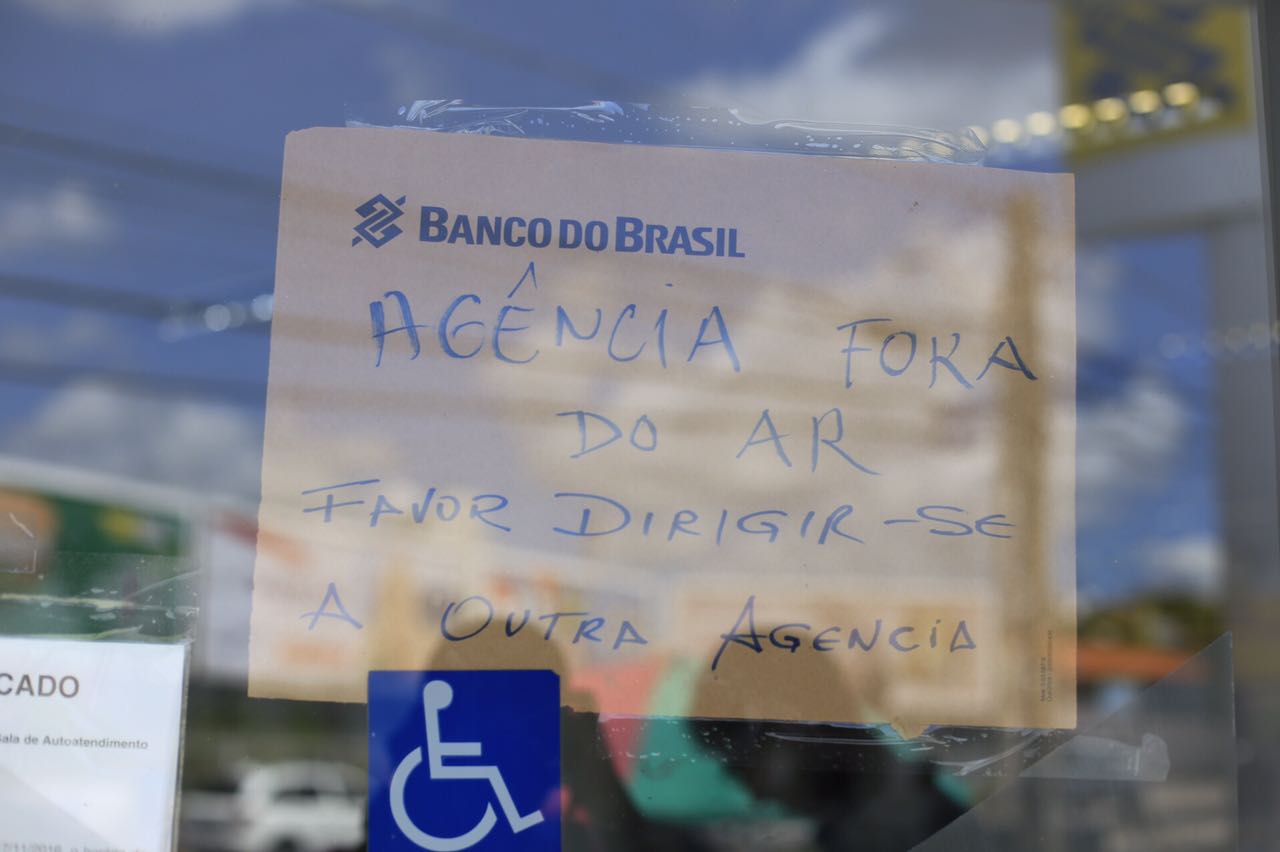 Agência interditada