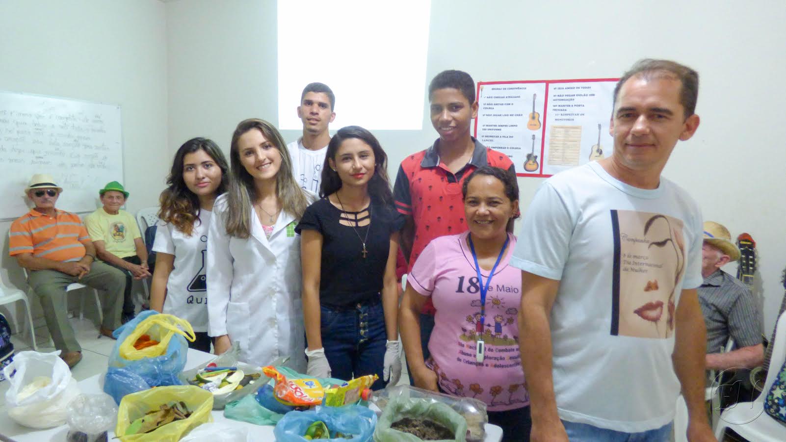 Idosos atendidos pela Prefeitura de Cocal