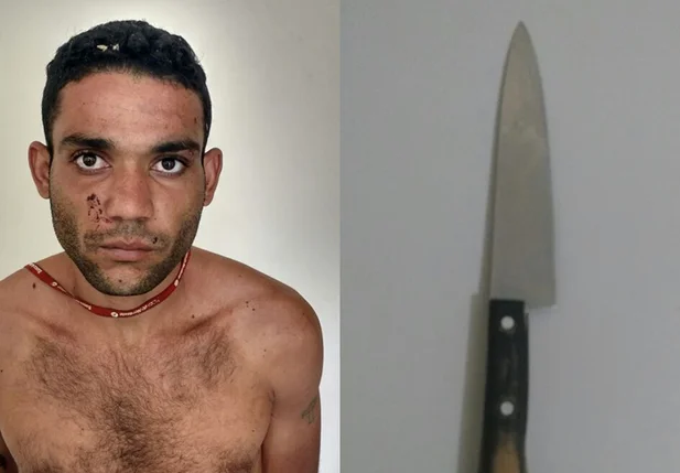 Givaldo tentou agredir a equipe policial no ato de prisão