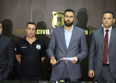 Coletiva da Polícia Federal sobre a Operação Infiltrados