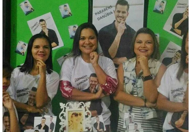 Marcos Harter vira tema de festa de aniversário de fã