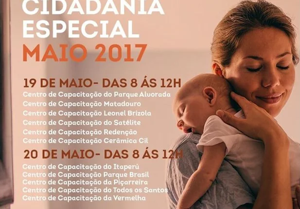 Programação para o dia das mães