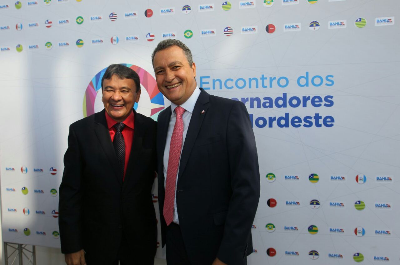 Wellington Dias e Rui Costa