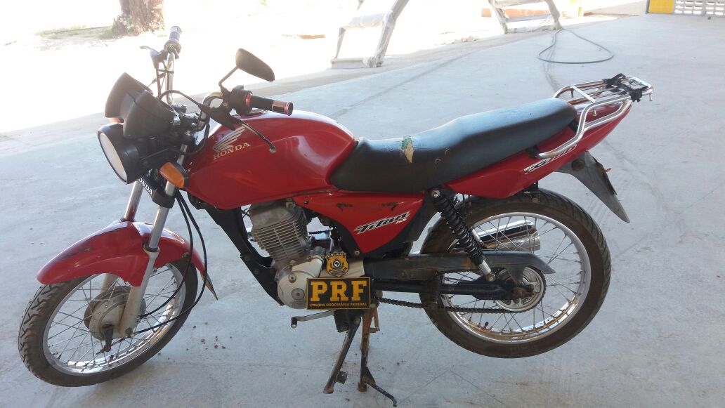 Motocicleta apreendida