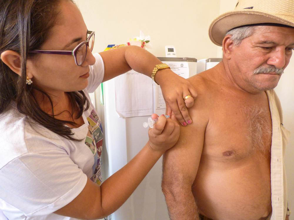 Dia D de vacinação contra gripe em Cocal
