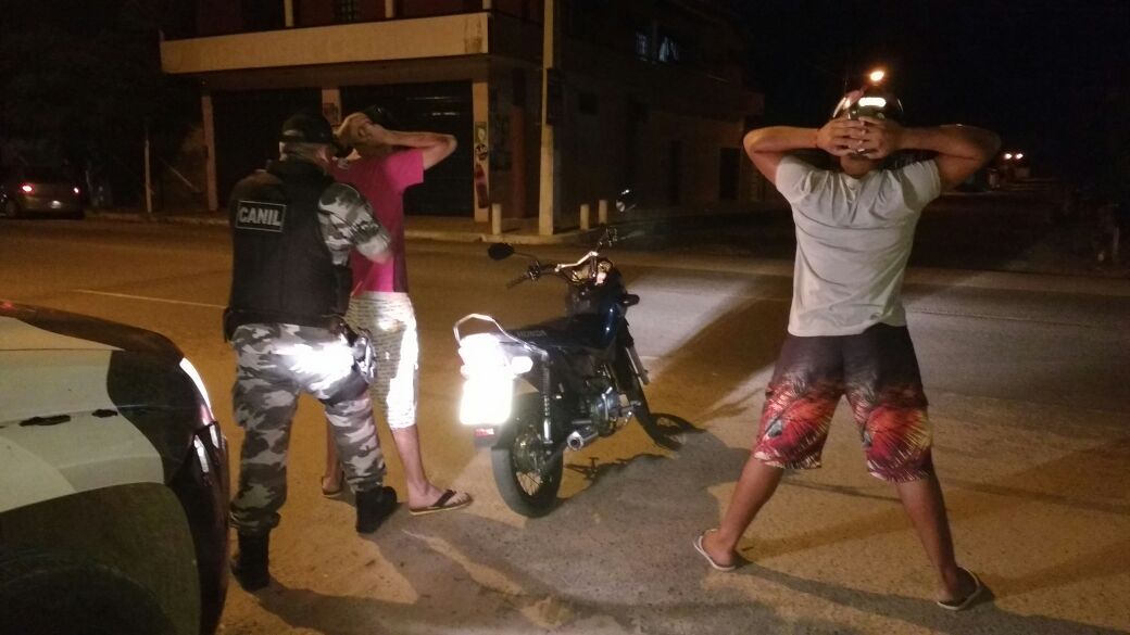 Polícia Militar durante operação