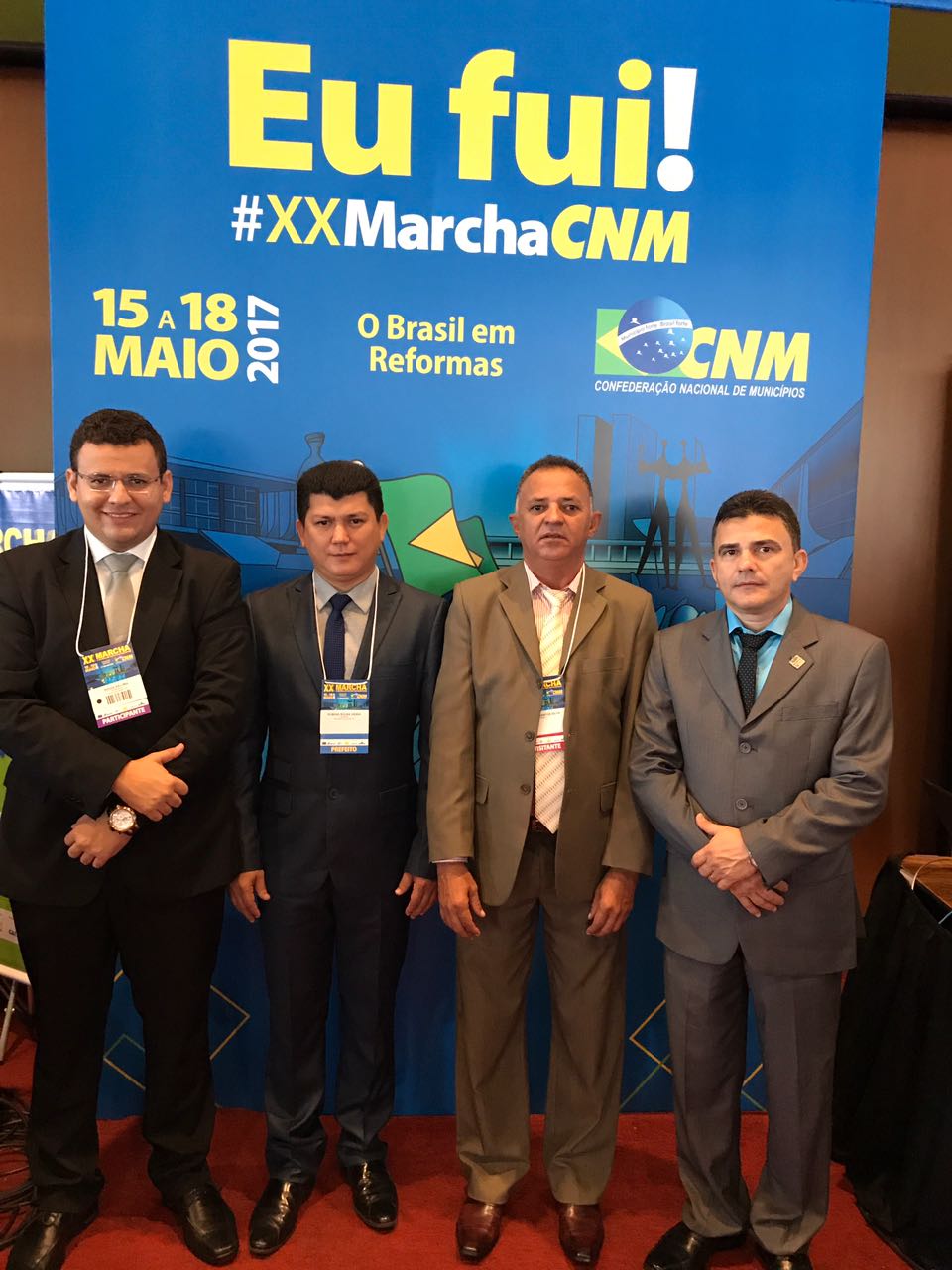 Prefeito de Cocal participa da Marcha Nacional dos Prefeitos