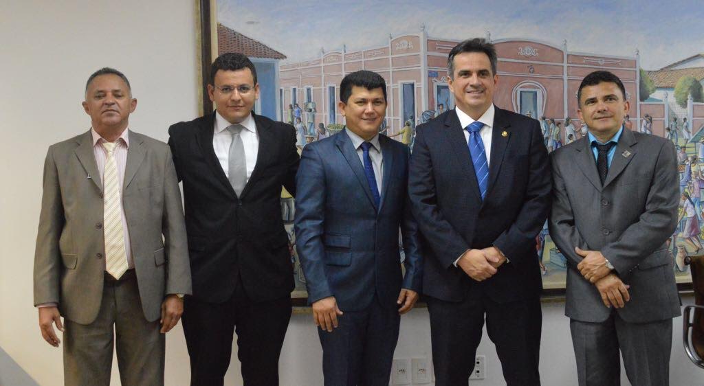 Prefeito Rubens Vieira com o senador Ciro