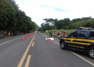 Ciclista morre na BR 343