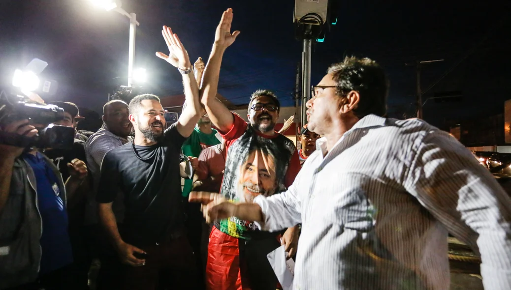 Confusão na manifestação 
