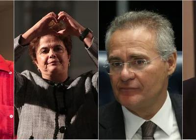 Lula, Dilma, Renan Calheiros, José Serra