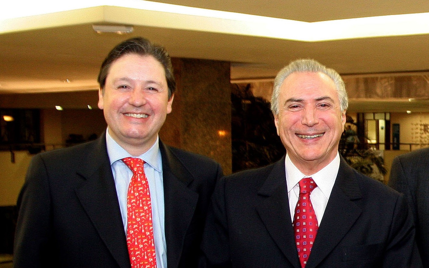 Rodrigo Rocha Loures e Michel Temer