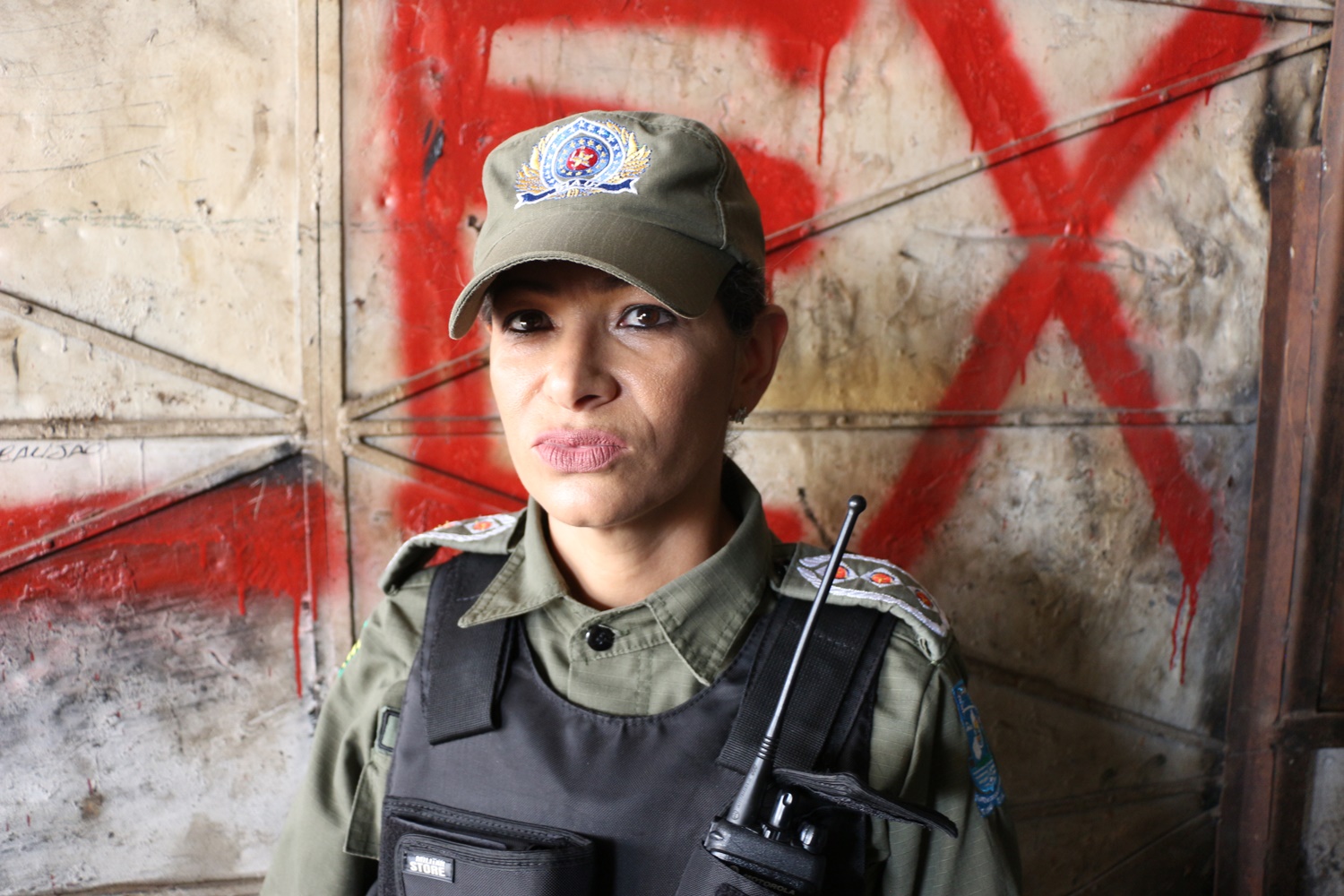 Capitã Regina Rocha, do sexto Batalhão da PM