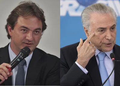 Joesley Batista e Michel Temer
