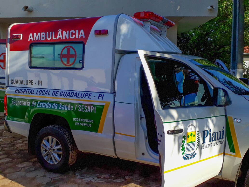 Ambulância entregue em Guadalupe