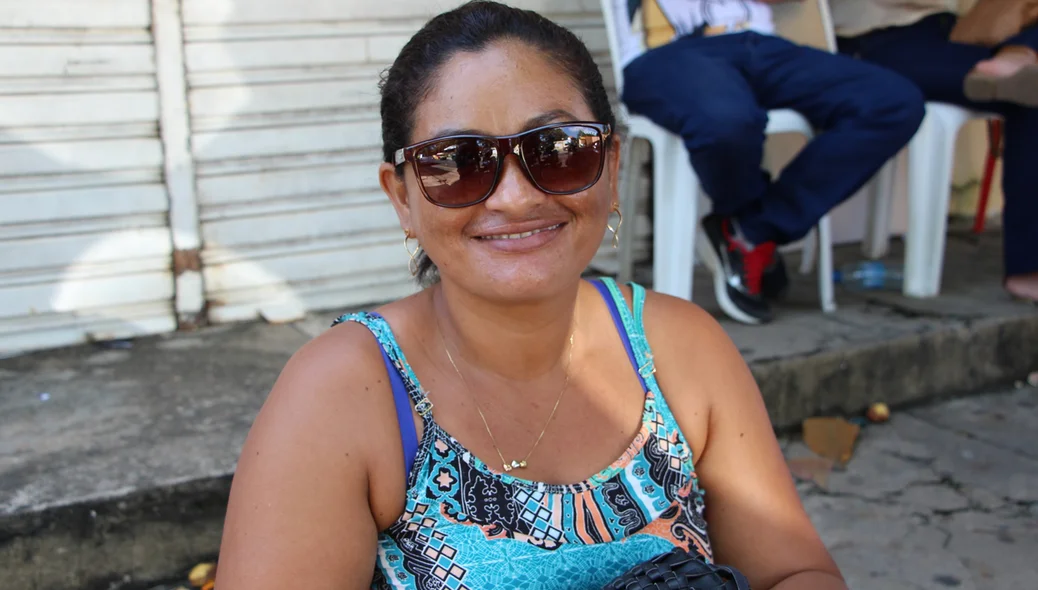 Valda Soares veio acompanhando a filha de São Luís 