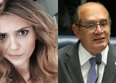 Monica Iozzi e Gilmar Mendes