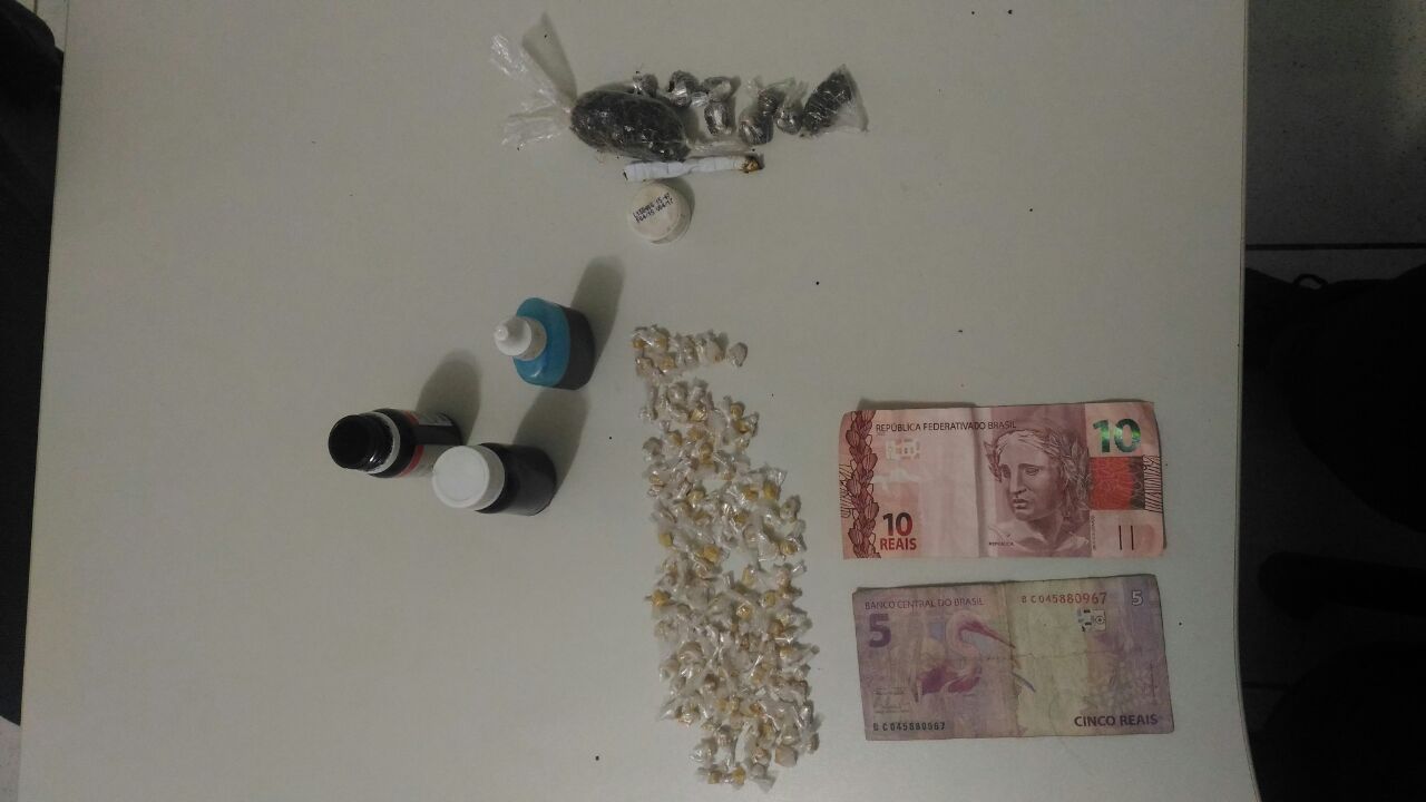 Drogas apreendidas